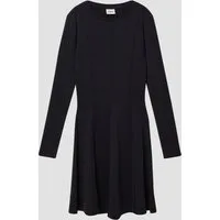 s.Oliver Midikleid Kleid Kurzes Kleid aus Rippware mit Teilungsnähten