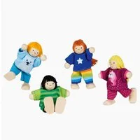goki Biegepuppe Biegepuppen Kinder-Clique (packung, 4-tlg., voll Beweglich), Eine fantasievolle Welt im Puppenhaus