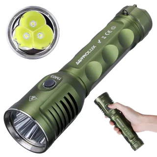 Astrolux® TM01 SFT90X LED 6500LM Long-Range Flashlight 1442m Beam for Search & Rescue TM03 3* SST40 LED 6000LM Range Wit
