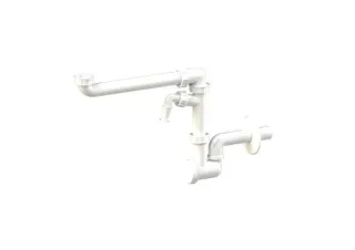 Dallmer Waschtisch-Möbel-Siphon 137/1, 1 1/4" x DN 40, 051028 051028