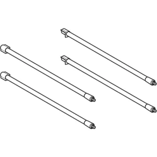 Geberit Relingstange f. Ausz., re/li, L:350mm zu allen Acanto Schubkästen unten, 243766001 243766001