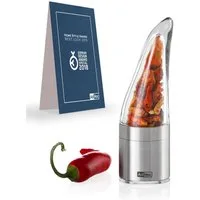 AdHoc Chilimühle PEPINO manuell, (1 Stück), Mini Chilischneider mit original SchneidWerk