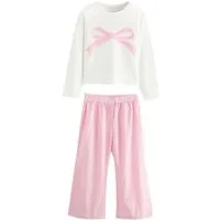 Next Pyjama Schlafanzug aus Webmaterial, 1er Pack (2 tlg)