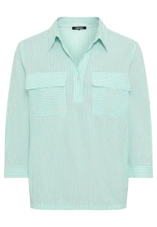 Olsen - Blouse Woven Long Sleeves jade - Gr. - 42
