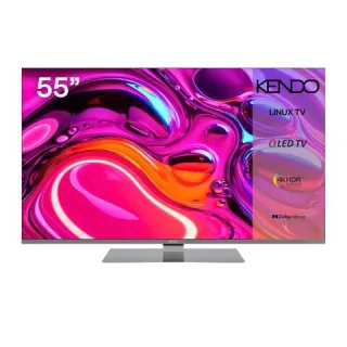 KENDO 55QLED9251TS 55 Zoll 4k UHD QLED TV silber