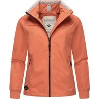 Ragwear Outdoorjacke Apola Wasserdichte Damen Übergangsjacke mit hohem Kragen