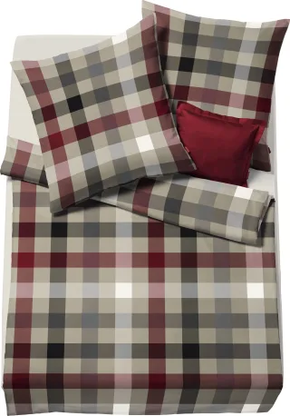fleuresse Bettwäsche "Lech 3742" 3 Stk. Edelflanell, Baumwolle, in Gr. 135x200, 155x220, 200x200cm