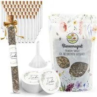 Bienenmagnet Blumensamen Reagenzgläser mit Blumensamen als Gastgeschenke zur Hochzeit, 0.25 kg, Bienensamen
