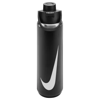 Nike - "Recharge" Wasserflasche, 680ml (Schwarz)