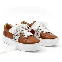 15/30 by Ringelspitz Schnürsenkel Weiße Spitzen-Schnürsenkel - verleihe Deinen Sneakern Eleganz & St, Flache Form – ideal für Sneaker, Turnschuhe & Freizeitschuhe