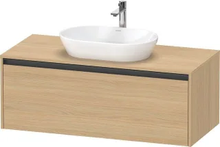 Duravit Ketho.2 Konsolenwaschtischunterbau wandhängend Natur Eiche Matt 1200x550x459 mm - K248870303 K24887030300000