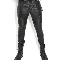Be Noble Lederhose Adventure Coole Lederhose mit Taschen Reißverschlüssen und Stretcheinsätze
