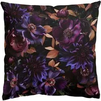 Bilderdepot24 Dekokissen drinnen Kissenhülle/ Sofakissen/ Zierkissen Kissenhülle violett Blumen, Bezug mit / ohne Füllung Zierkissen Outdoor Sofa Bett
