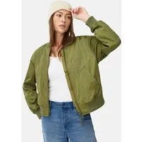 camel active Bomberjacke mit 2-Wege-Reißverschluss Langarm