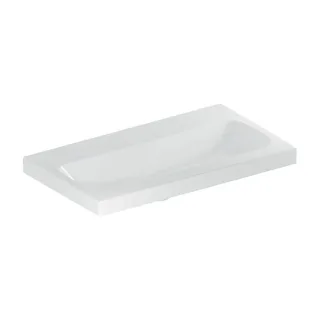 Geberit iCon light Waschtisch 501842007 75x42cm, ohne Hahnloch, ohne Überlauf, weiß