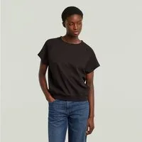 G-STAR T-Shirt Raglan Rundhalsform, mit angesetztem Bündchen