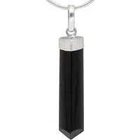 Lebensquelle Plus Edelstein Turmalin, schwarz (Schörl) polierte Spitze, 3-4 cm