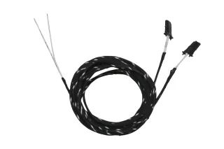 Original Kufatec Kabelsatz Kabelbaum Adapter Kabel Einstiegsleuchten hinten für VW T5 7E / T6 SG (2x Schiebetüre vorhanden)