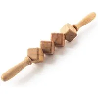 Habys Massageliege Holz-Massageroller Würfel gegen Cellulite, Buchenholz 40 cm