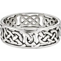 Kiss of Leather Silberring Ring Fingerring Keltenknoten 925 Silber Gr. 46-74 keltische Knoten