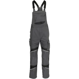 KÜBLER ACTIVIQ cotton+ Latzhose anthrazit/schwarz 24 - 3450 3421-9799-24