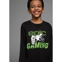 KIDSWORLD Langarmshirt Folienprint: EPIC GAMING langärmelige, mit Statement-Print, mit Folienprint