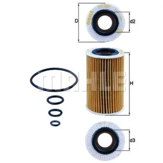 Mahle ?lfilter Mercedes Slk