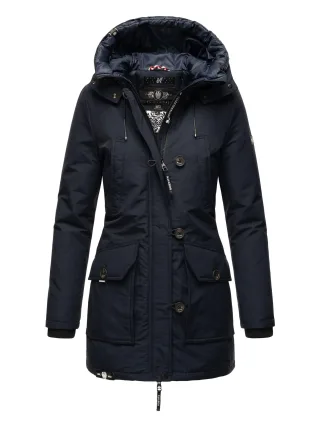 Navahoo Freezestoorm Damen Winterjacke – Warm, wasserabweisend & mit Doppelkapuze
