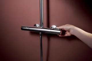 Hansgrohe Showerpipe Raindance Alive S Puro 300 1jet EcoSmart+ mit Ecostat Element chrom,24594000 24594000
