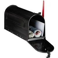 relaxdays Briefkasten US Briefkasten vintage black