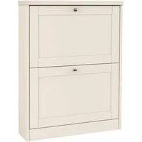 OTTO home Schuhschrank Heide Breite 70 cm, mit 2 Klappen und Facettenfront