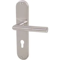 Häusler Onlinehandel GmbH Türbeschlag Edelstahl Türbeschlag TA-1206 Langschild Renovierung Türgriffe, extra breites Schild zur Überdeckung von Farbabweichungen