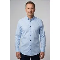 OLYMP Langarmhemd Luxor modern fit, Button-down-Kragen, Businesshemd