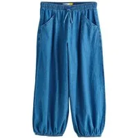 Next Weite Jeans Jeans mit Ballonschnitt aus leichtem Leinengemisch (1-tlg)