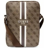 Guess Umhängetasche 4G Stripes Umhängetasche 10 Zoll - Tablet-Tasche in Braun (1-tlg)