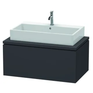 Duravit L-Cube Konsolenwaschtischunterbau wandhängend Graphit Supermatt 920x547x400 mm - LC581308080 LC581308080