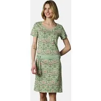 Ragwear Minikleid Baomi Print YOUMODO Gemustertes kurzes Sommerkleid mit Taillenkordel