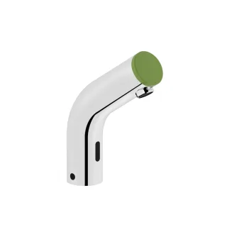 VitrA Sento Kids Aquatech-Waschtischmischer mit Sensorik für Netzanschluss Chrom/Grün,A47188 A47188