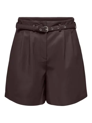 ONLY - ONLHEIDI FAUX LEATHER SHORTS OTW NOOS Coffee Bean - Gr. - S