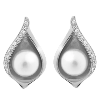 Orphelia 'Sophia' Ohrstecker für Damen, 925er Sterlingsilber – Silber ZO-7234