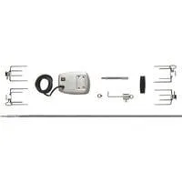 Commercial Drehspieß-Set für extra große Grills, Grillspieß edelstahl, inkl. Motor, für LEX 605 und 730 Serie