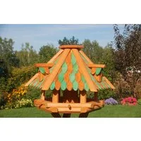 DSH DEKO SHOP HANNUSCH Vogelhaus Luxus Vogelhaus, wahlweise mit Solar/ Ständer