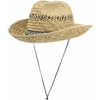 Lipodo Sonnenhut (1-St) Strohhut mit Kinnband, Made in Italy