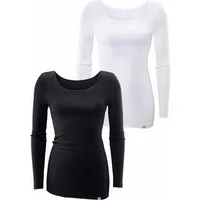 Bench. Langarmshirt aus feiner Rippware (2er-Pack) aus leichter Baumwoll-Qualität