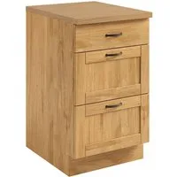 Home affaire Unterschrank Teramo Breite 50 cm, mit 3 Schubkästen
