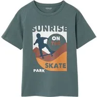 vertbaudet T-Shirt Jungen T-Shirt, grafischer Print Fahrzeugmotiv
