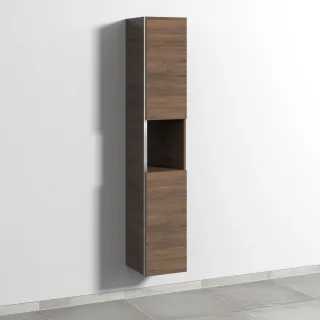 Sanipa 3way Hochschrank mit 2 Türen und 1 offenem Fach, Eiche-Arizona BR11380