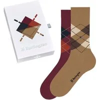 Burlington Socken Burlington Basic Gift Box Herren mit Geschenkbox (2-Paar) mit Geschenkbox