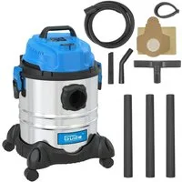 Güde Nass-Trocken-Sauger GNTS 20L, 1200 W, mit Beutel, 1200 W, 180 mbar, 20 L Edelstahlbehälter