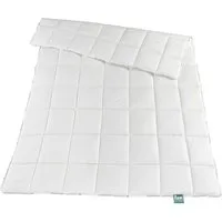 fan Sommerbettdecke MEDISAN, 135 x 200 cm, Weiß, Allergikergeeignet, Füllung: Textilfaser, Bezug: Baumwolle, Made in Germany, Steppbett